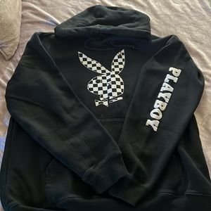 PLAYBOY Checked Bunny Hoodie